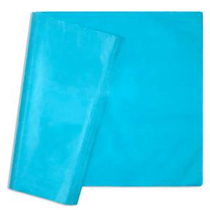 Papier de soie en feuilles, qualité Premium, bleu ciel -17g/m²