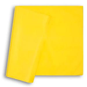 Papier de soie en feuilles, qualité Premium, jaune -17g/m²