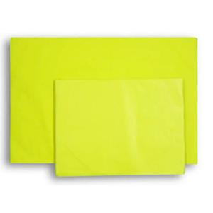 Papier de soie en feuilles, vert citron- 15g/m²