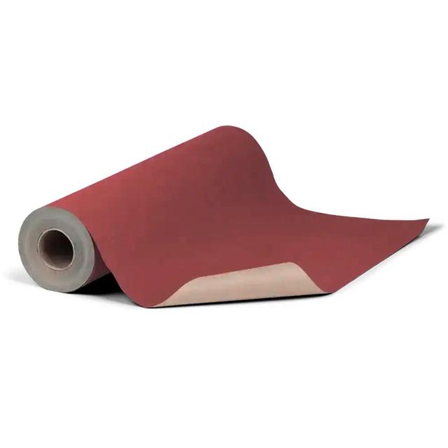 Rouleau de papier cadeau kraft rouge, 50cmx120m